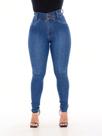 Calça clássica feminina jeans de 2 cos new vintage
