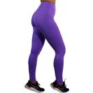 Calça com recorte levanta bumbum roxo
