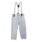 Calça com Suspensório Branco Tam.M (3-4 Anos)