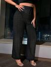 Calça Comprida Plus Size Crepe Moda Feminina
