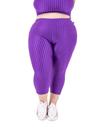 Calça corsario 3d plus size poliamida