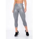 Calça Corsário Suplex Capri Cintura Alta Tecido Cirrê
