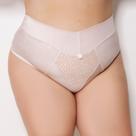 Calça Cós Forro Plus Size Cor:BegeTamanho:XG ou 3G ou GGG