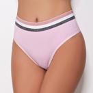 Calça Cotton Cós Alto Cor:Rosa BebêTamanho:G