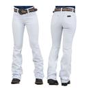Calça Country Feminina Dock's Flare Sarja Branca Ref.000201664