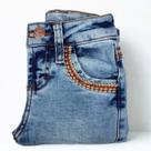 Calça Country Feminina Infantil Bordada Clara Confort New