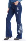 Calça Country Feminina PLUS SIZE Jeans Nossa Senhora Aparecida - Rodeo Farm