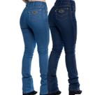 Calça Country Jeans C/ Detalhe Bordado Lycra Kit C/ 2 calcas