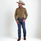 Calça Country Masculina Com Elastano Jeans Grosso Bill Way