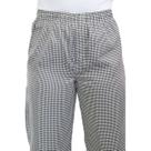 Calça cozinheiro cozinheira xadrez pied poule com elástico