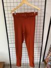 Calça Crepe Feminina Com Cinto