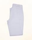 Calça cropped jeans branco com elastano femenino
