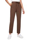 Calça CRZ YOGA Ankle 27" Stretch 4 Direções Marrom Café XL