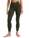 Calça CRZ YOGA Butterluxe Cintura Alta Cruzada 63 cm Verde Oliva