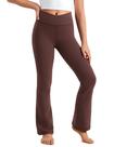 Calça CRZ YOGA Butterluxe Cintura Cruzada Flare Taupe P