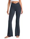 Calça CRZ YOGA Butterluxe Flare Leggings 79 cm Cintura V Cruzada Azul Marinho P