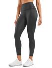 Calça CRZ YOGA de material sintético Fosco Preta Cintura Alta 64 cm