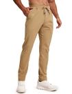 Calça CRZ YOGA Jogger 30" Caqui Areia com Bolso Grande com Zíper Calça CRZ YOGA Jogger 30" Caqui Areia com Bolso Grande com Zíper