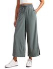 Calça CRZ YOGA Leve Pantalona Cropped 25" Cinza XL