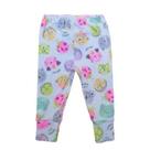 Calça Culote Estampada Básica para Bebê com Virada de Pé - Up Baby