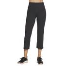 Calça curta Skechers Go Walk de cintura alta preta grandes