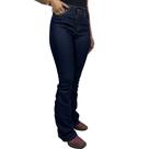 Calca Da Tassa Feminina Bootcut Azul Escuro
