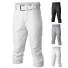 Calça de beisebol Easton PRO+ Pull Up Youth, comprida, branca