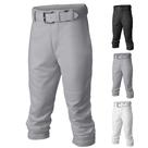Calça de beisebol Easton PRO+ Pull Up Youth Full Length Cinza