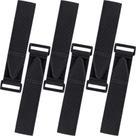 Calça de bicicleta com alças de perna ORUNI ajustáveis pretas (3,8 cm x 35,5 cm)