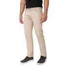 Calça de brim cor creme tam.36 ao 46