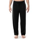 Calça de dormir IZOD em malha masculina preta tamanho 2X