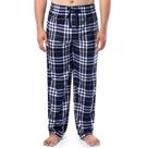 Calça de Dormir Masculina em Fleece Sedoso IZOD Xadrez Marinho G
