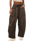Calça de moletom Athlisan Baggy Barrel feminina tamanho M