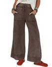 Calça de moletom Athlisan Casual Wide Leg Acid Wash para mulheres Calça de moletom Athlisan Casual Wide Leg Acid Wash para mulheres