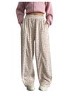 Calça de moletom de perna larga Floerns feminina com estampa de leopardo Y2K Calça de moletom de perna larga Floerns feminina com estampa de leopardo Y2K