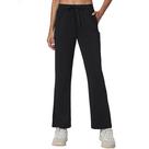 Calça de moletom feminina leve e atlética preta XINGPAOZHE Calça de moletom feminina leve e atlética preta XINGPAOZHE