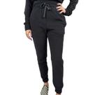 Calça de Moletom Feminina Tweed Preta
