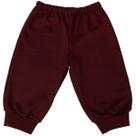 Calça De Moletom Flanelado Para Bebê Tamanhos 6 a 18 Meses. Com Punho Nas Barras