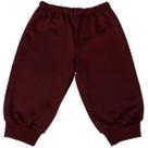 Calça De Moletom Flanelado Para Bebê Tamanhos 6 a 18 Meses. Com Punho Nas Barras