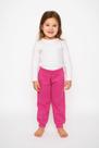 Calça de moletom infantil com punho meninas