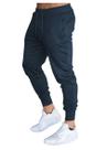 Calça de Moletom Jogger Slim Fit Básica Lisa Masculina - M9