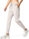 Calça de Moletom Leve Feminina SANTINY Bege - Ideal para Corrida