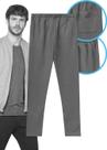 Calça de Moletom Masculina Adulto Inverno Cinza Escuro Malwee