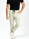 Calça de Moletom Masculina Jogger Verde Pastel Básica Forrado Felpudo Flanelado com Bolso