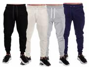 Calça de Moletom Masculino Confortável lisa Academia Treino Inverno Plus Size até o G3- CM003