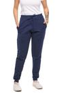Calça de moletom plus size feminina jogger slim fit básica lisa - m9p Calça de moletom plus size feminina jogger slim fit básica lisa - m9p