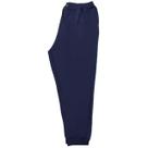 Calça De Moletom Plus Size Unissex Azul Com Bolso Lateral Treino Quentinha G1 ao G5