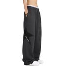 Calça de moletom Pooyikoi Y2k Star Print com cordão feminina cinza escuro Calça de moletom Pooyikoi Y2k Star Print com cordão feminina cinza escuro