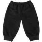 Calça De Moletom Preta Para Bebê. Ideal para Escolinha, Creche, Dia a Dia. Tamanhos 6 Meses a 18 Meses, com Punho nas barras
