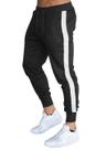 Calça de moletom slim jogger listra masculino